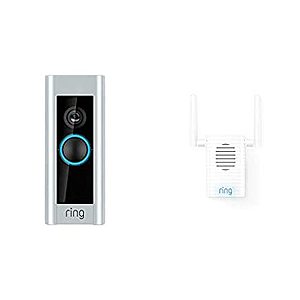 Certified Refurbished Ring Video Doorbell Pro plus Chime Pro for $99 at Amazon