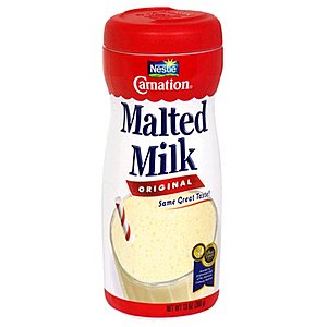 3-Pack 13oz. Carnation Malted Milk (Original Flavor) $5.60 w/ S&S + Free S&H