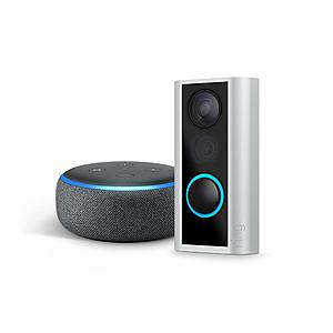 Ring Peephole Cam + Echo Dot (3rd Gen) $80 + Free Shipping