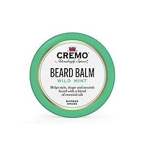 Cremo Styling Beard Balm, Wild Mint, 2 Ounces (Packaging May Vary) (3) for $9.02 + FS w/ Prime at Amazon