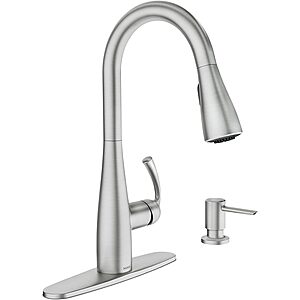 Moen - Essie Pull-Down Kitchen Faucet (Stainless w/ Soap Dispenser) - $99.95 - Amazon