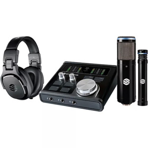 Sterling Audio Harmony H224 Recording Starter Pack - Audio interface, headphones, and microphones - $99.99 at Musician's Friend
