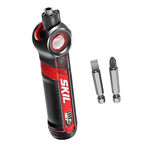 Select Lowes Stores: SKIL 4V 1/4" Cordless Screwdriver (Charger Included) $15 + Free Store Pickup