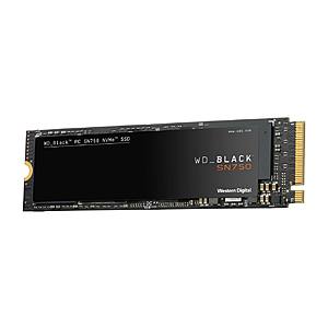 Western Digital WD BLACK SN750 NVMe M.2 2280 500GB PCI-Express 3.0 x4 64-layer 3D NAND Internal SSD for $61.99 AC & More
