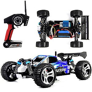 Wltoys A959 1/18 1:18 Scale 2.4G 4WD RTR Off-Road Buggy RC Car $39.99 & More + FS
