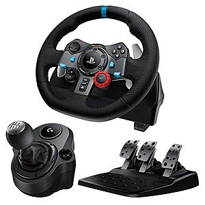 Logitech G29 Driving Force Race Wheel + Logitech G Driving Force Shifter Bundle (PS4/PC) - $229 + Free Shipping