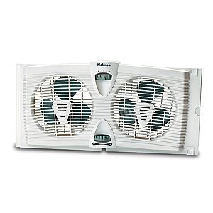 Holmes Dual Blade Twin Window Fan w/ Thermostat $22.40 + Free Shipping