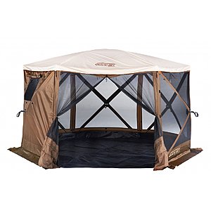 Quick-Set Escape Sky Camper Portable Gazebo Canopy Shelter w/ Floor, Brown $399.99 + FS
