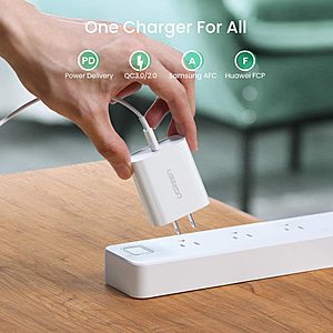 UGREEN USB-C 30W PD 3.0 Wall Charger for $11.99 & More + FSSS
