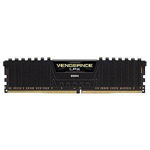 Corsair Vengeance LPX 16GB (2x8GB) DRAM 2666MHz Desktop Memory Kit (Black) - $67.99 + FS  (Other speeds and capacities available)