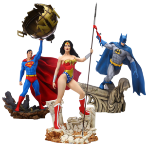 Enesco Grand Jester Limited Ed. 1/6 Scale DC Statues (Batman, Superman, Wonder Woman) $139
