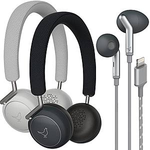 Libratone Q Adapt 4-Stage Noise Cancelling On-Ear Headphones $49, In-Ear Lightning $25