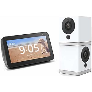 2-Pack Wyze Cam 1080p HD Wireless Smart Camera w/ Amazon Echo Show 5 $50.70 + Free S/H