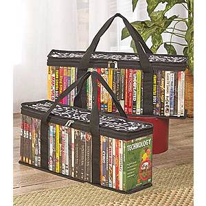 Home Storage from $4.98 + Free Shipping at LTD Commodities: 2 Media Storage Bags - $6.98 + FS & More