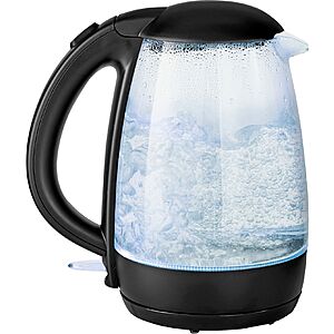 Bella 1.7-L Illuminated Electric Glass Kettle (Clear) $12 + Free Curbside Pickup