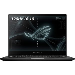 Asus ROG Flow X13 2-in-1: 13.4" FHD+ IPS Touch 120Hz, Ryzen 9 5900HS, RTX 3050Ti, 16GB LPDDR4, 1TB PCIe SSD @ $1349.99 + F/S at Best Buy
