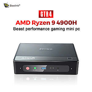 Bee-Link GTR4 Mini PC: Ryzen 9 4900HX, 32GB DDR4, 500GB PCIe SSD, Wi-Fi 6E, Fingerprint Reader, Win10 @ $699 + F/S
