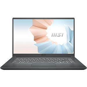 MSI Modern 15 A5M Laptop: 15.6" FHD IPS, Ryzen 7 5700U, 8GB DDR4, 512GB PCIe SSD, Win11H @ $549 + F/S