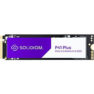 2TB Solidigm P41 Plus M.2 2280 PCIe 4.0 NVMe Gen 4 Solid State Drive $63 + Free Shipping