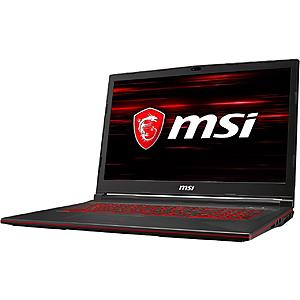 MSI GL73 9RCX-030 Gaming laptop: 17.3'' FHD, i5-9300H, 8GB DDR4, 256GB PCIe SSD, GTX 1050Ti, Win10H @ $499 AR + F/S