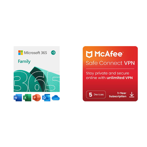 Microsoft 365 Family | 12 Month Subscription + 3 FREE Months up to 6 people $70