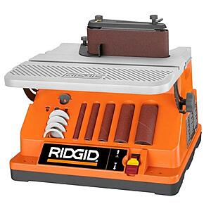 RIDGID Oscillating Edge/Belt Spindle Sander (Factory Reconditioned) - $125.30 - Free Shipping