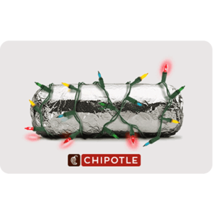 Digital Gift Cards: $50 Chipotle eGift Card $42.50 (Email Delivery)