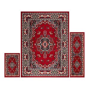 3-Piece Home Dynamix Ariana Area Rug Set (Large Rug, Runner, Small Rug, various colors) $29.75 & More + Free Shipping $49+