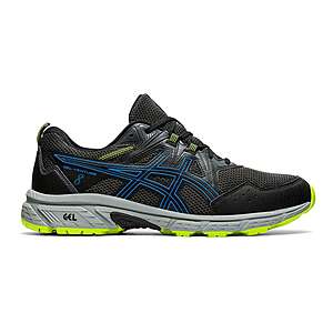 Asics Gel-Venture 8 Men's Trail Running Shoes (Black Directoire Blue) $24.49 + F/S on Orders $49+