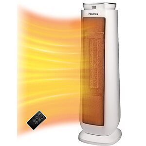 1500W Pelonis Ceramic Tower Indoor Space Heater w/ Oscillation, Programmable Thermostat & 8H Timer $54.99 + Free Shipping