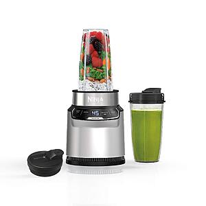 Ninja Nutri Pro Compact Personal Blender w/ (2) 24-oz To-Go Cups & Spout Lids (Cloud Silver) $60 + Free Shipping