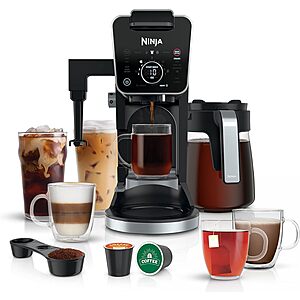 12-Cup Ninja DualBrew Pro Specialty Coffee Maker System compatible w/ K-cup $124.50 + Free Shipping