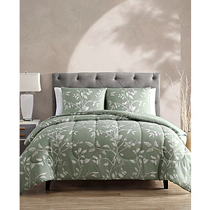 3-Piece Comforter Sets (Various Sizes & Colors): Sunham Colesville Floral/Solid $20, Hallmart Convertibles Wallis Set $20 & More + Free Store Pickup at Macy's or F/S on Orders $25+