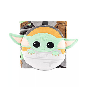 2-Piece Disney Pillow & Blanket Nogginz Set (Star Wars Baby Yoda, Frozen 2, Avengers Black Panther) $14 + Free Store Pickup at Macy's or F/S on Orders $25+