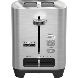 Bella Pro Series: 2-Slice Extra-Wide-Slot Toaster (Stainless Steel) $19.99, 4-Slice Wide-Slot Toaster (Stainless Steel) $29.99  + Free Shipping