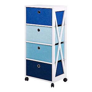 The Big One Kids 4-Drawer Storage Tower (Blue, Blush) $34 + Free Store Pick Up at Kohl's or Free S/H on $49+