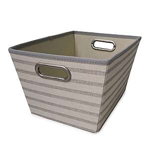 Storage Baskets & Bins: Sonoma Goods For Life Canvas Storage Totes (3 colors) from $5.09, The Big One Totes from $5.09 & More + Free Store Pick Up at Kohl's or F/S on $49+