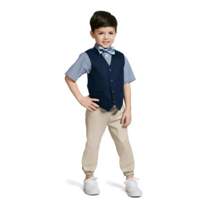 Nautica Girls & Boys Apparel: Girls Fleece Jogger $7.96, 4-Piece Little Boys Vest Set $12.86 & More + Free Store Pickup at Macy's or F/S on $25+