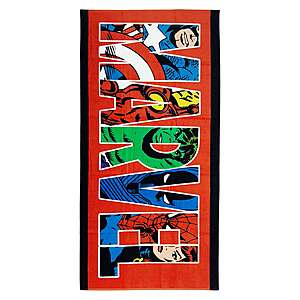 72" x 36" The Big One Oversized Printed Beach Towel (Marvel, Minnie/Mickey Mouse) $10.20 & More + Free Store Pickup