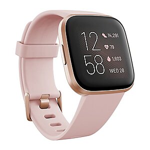 QVC Fitbit Versa 2 Smartwatch & Activity Tracker (New Customer) $85