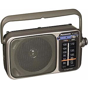 Panasonic RF-2400D AM / FM Radio, Silver $21