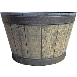 RuralKing.com has 22.5" Resin Whiskey Barrel Decorative Planter on sale for $9.99