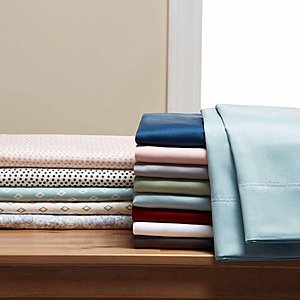 Better Homes & Gardens 300 Thread Count Wrinkle Resistant Sheet Set (All Colors): Twin, Full, Queen, and King $9
