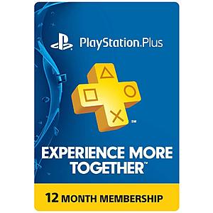 1-Year Sony PlayStation Plus Membership (Digital Delivery) $40