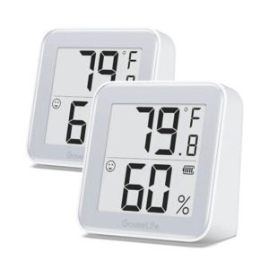 2-Pack GoveeLife E-Ink Bluetooth Smart Thermo-Hygrometer 2s (White) $19 + Free S/H