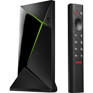 NVIDIA - SHIELD Android TV Pro - 16GB - 4K HDR Streaming Media Player with Google Assistant and GeForce NOW - Black $174.99 at Best Buy