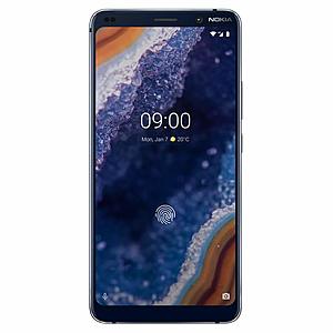 Nokia 9 PureView Android One (Pie) 128 GB Unlocked Smartphone (AT&T/T-Mobile/MetroPCS/Cricket/H2O) 5.99" QHD+ Screen Qi Wireless Charging Midnight Blue U.S. Warranty $599
