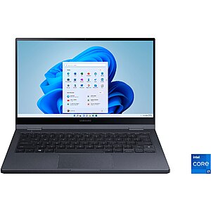 Samsung - Galaxy Book Flex2 Alpha 13.3" QLED Touch-Screen Laptop - Intel Core i7 - 16GB Memory - 512GB SSD - Mystic Black $599.99