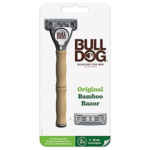 Bulldog Skincare for Men Original Razor Kit or 4-Ct Bulldog Original Razor Refill $1.99 + free store pickup at Walgreens