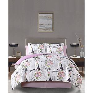 8-Piece Reversible Comforter Bedding Sets (Various) $28 + $10 in Macys Money + Free S&H at Macys